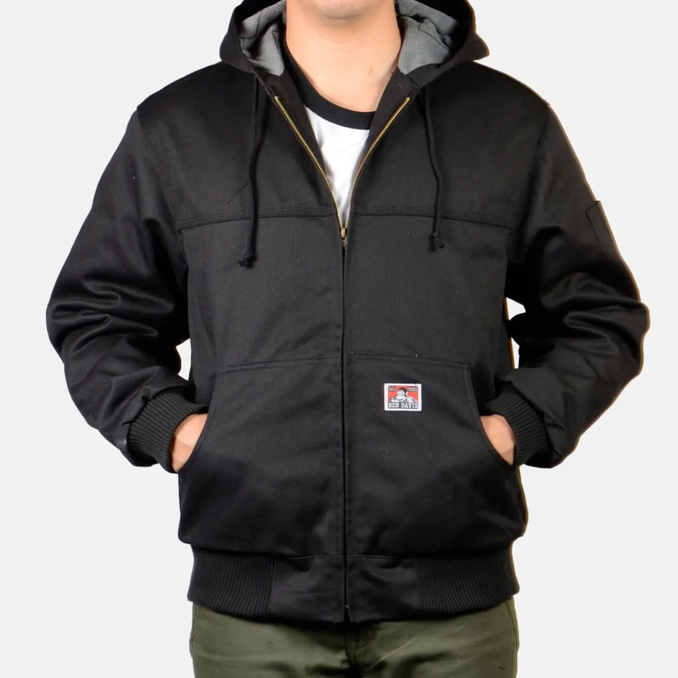 Ben Davis Full-Zip Hooded Jacket -