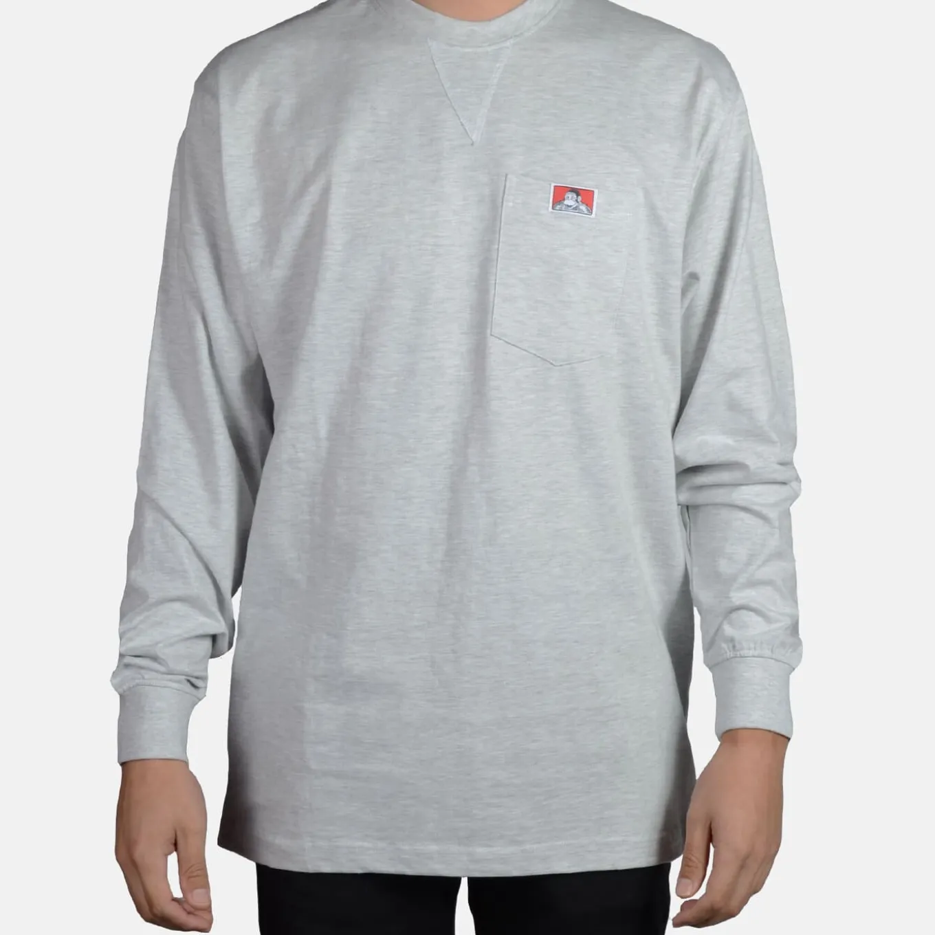 Ben Davis Heavy Duty Long Sleeve Pocket T-Shirt -