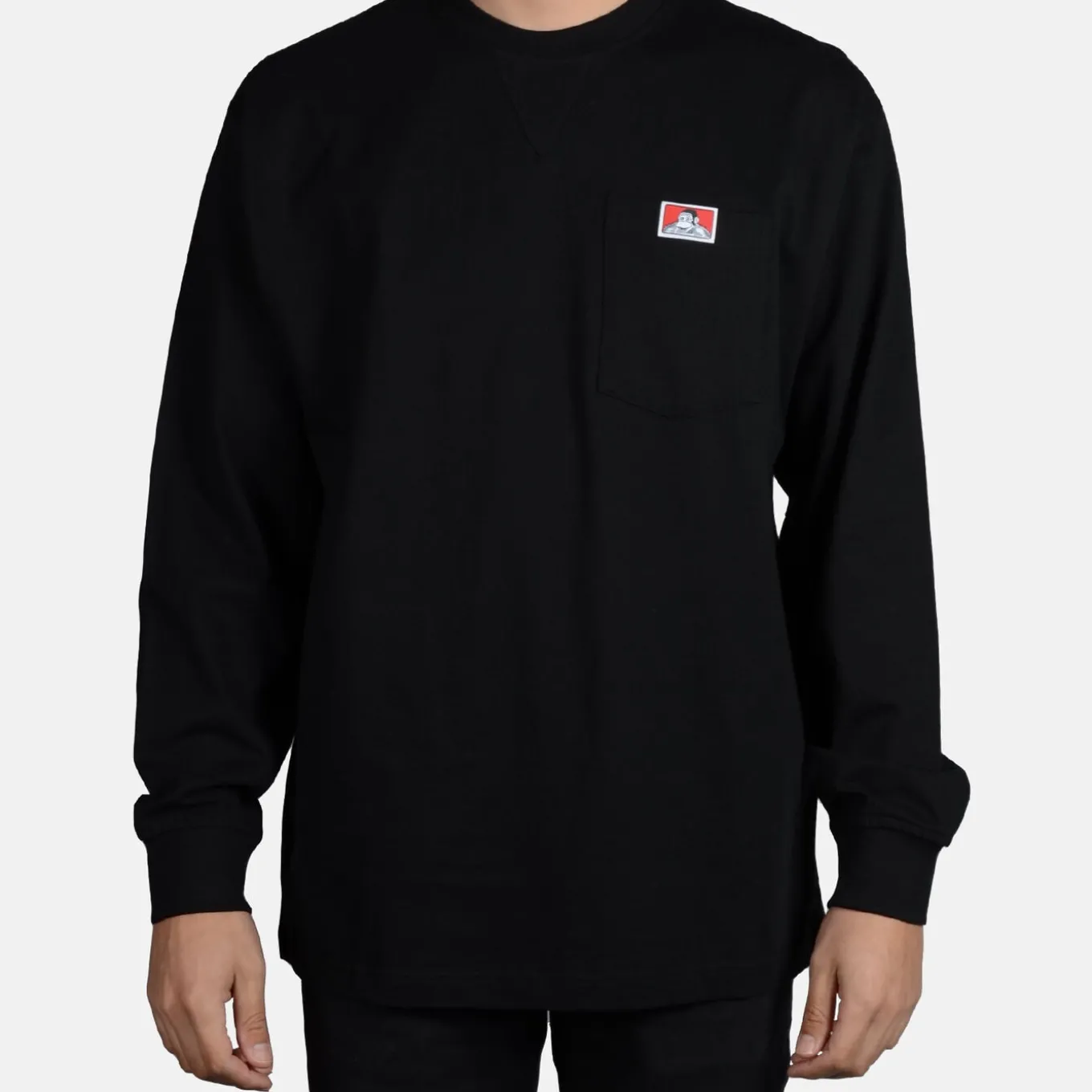 Ben Davis Heavy Duty Long Sleeve Pocket T-Shirt -