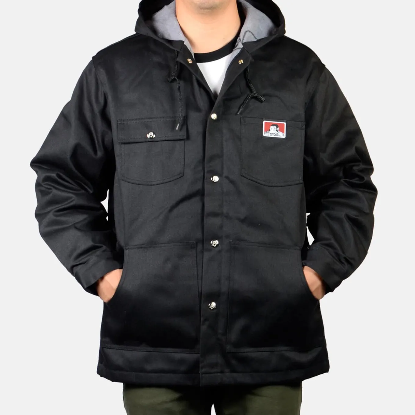 Ben Davis Hooded Jacket w/ Snaps -