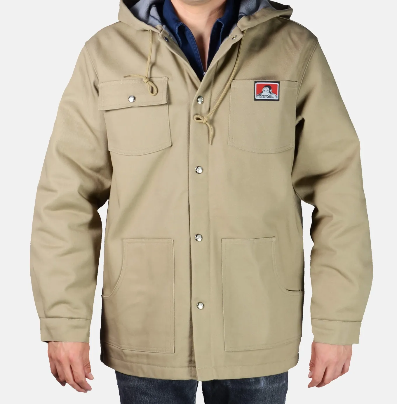 Ben Davis Hooded Jacket w/ Snaps -